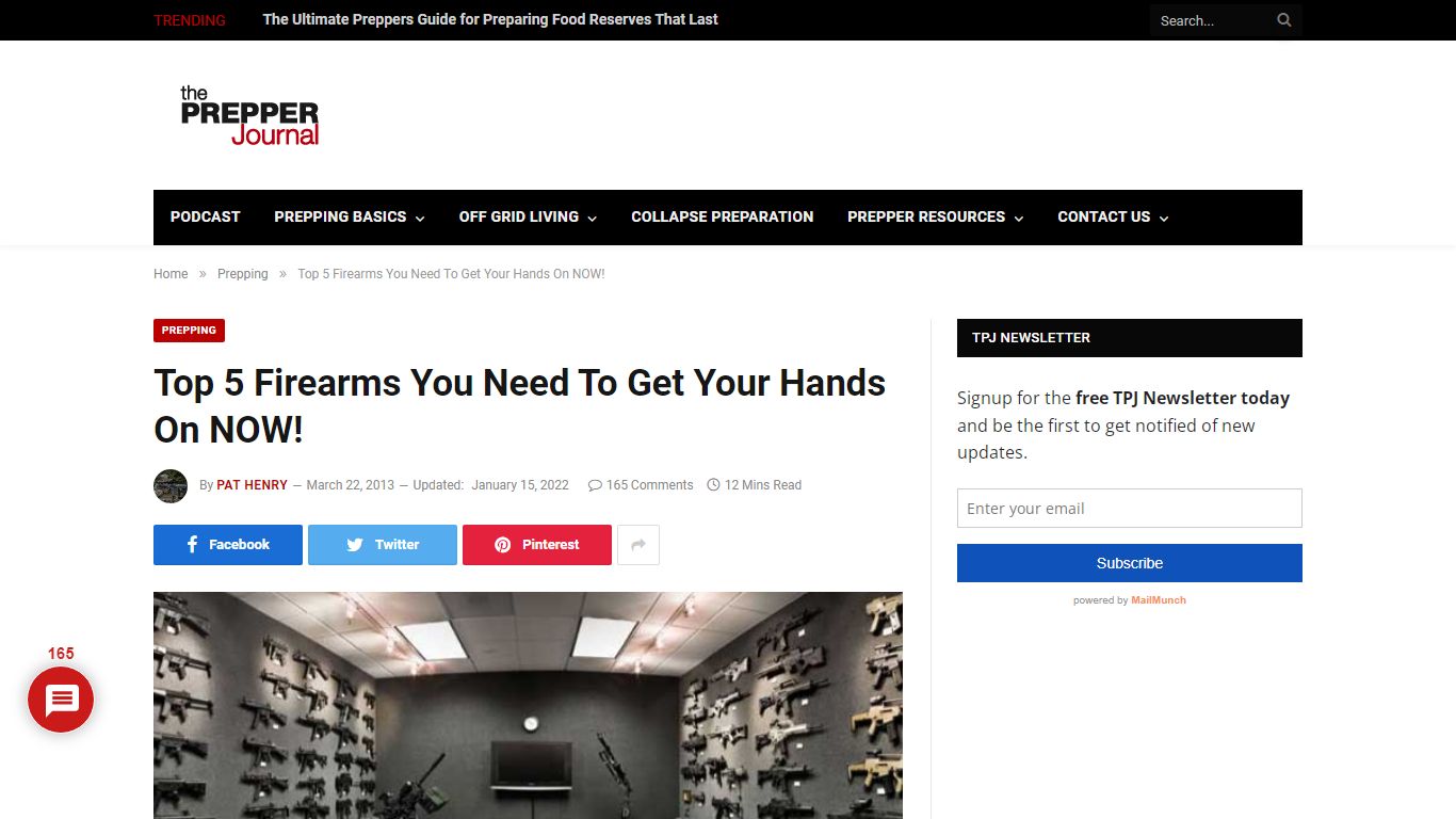 Top 5 Firearms You Need To Get Your Hands On NOW!